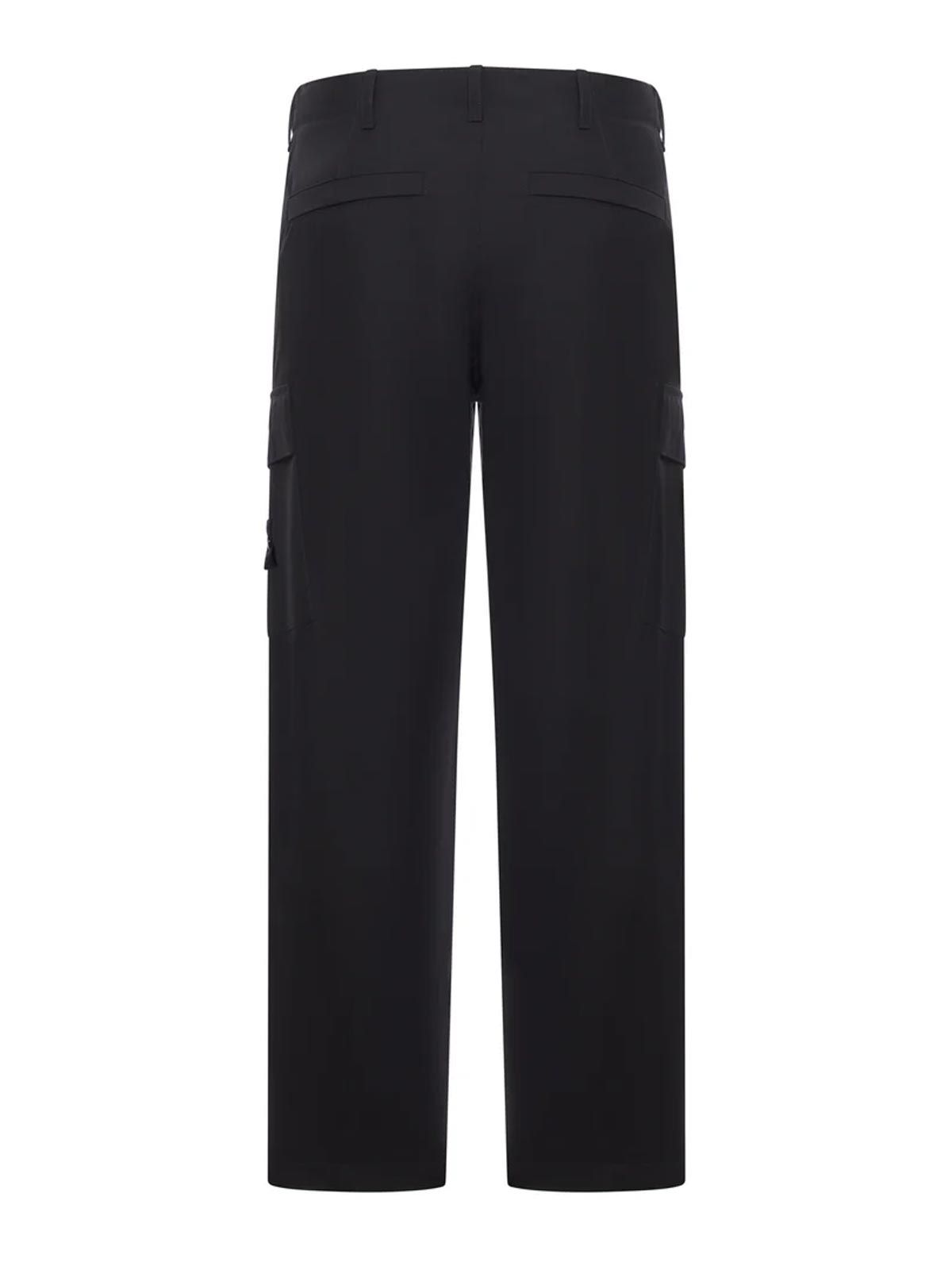 black Stone Island Ghost cargo pants | Quaranta Boutique